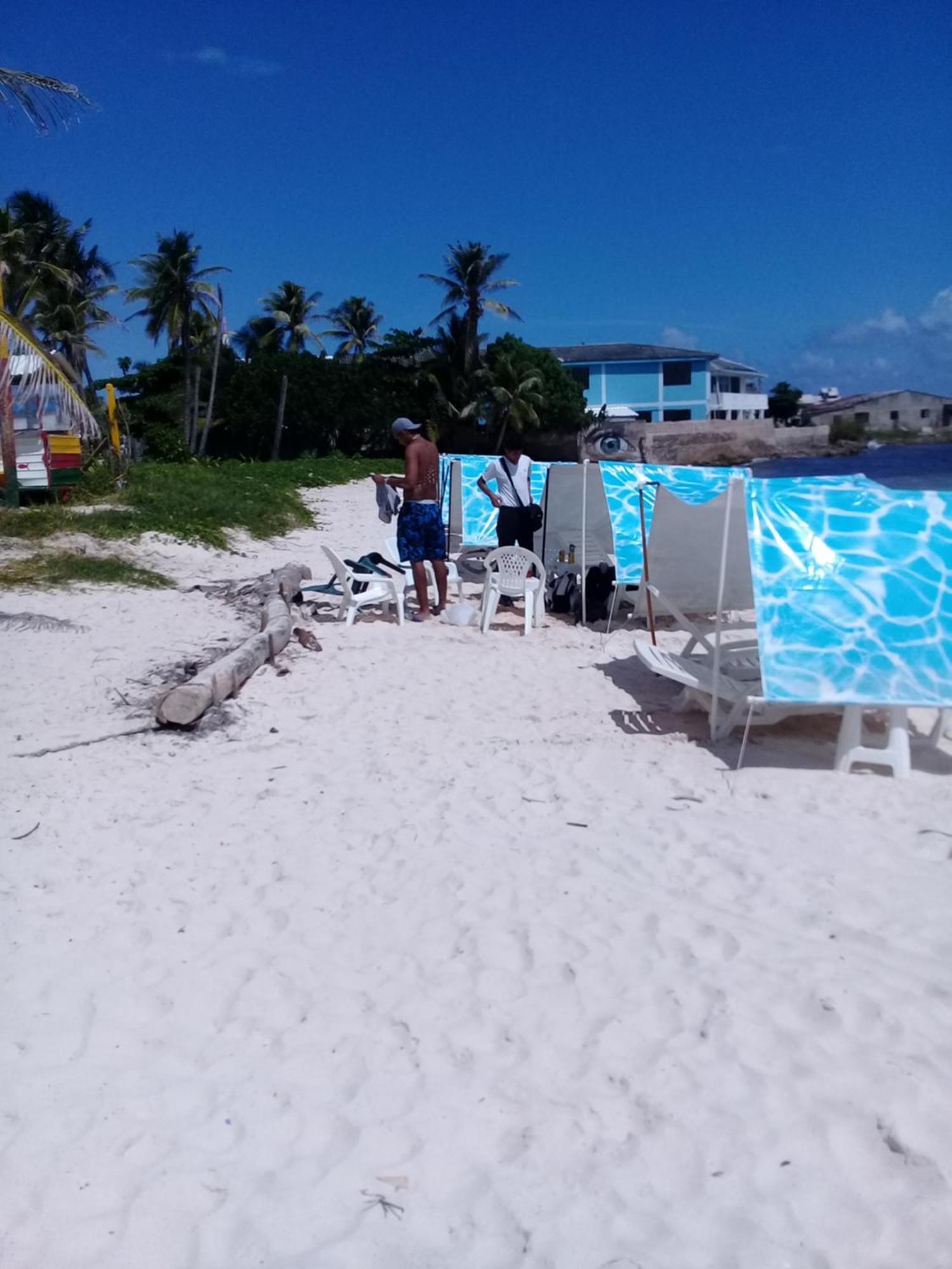 Victoria'S Gennie Bay Village Hostal San Andrés Buitenkant foto